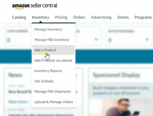 how to add product to amazon list